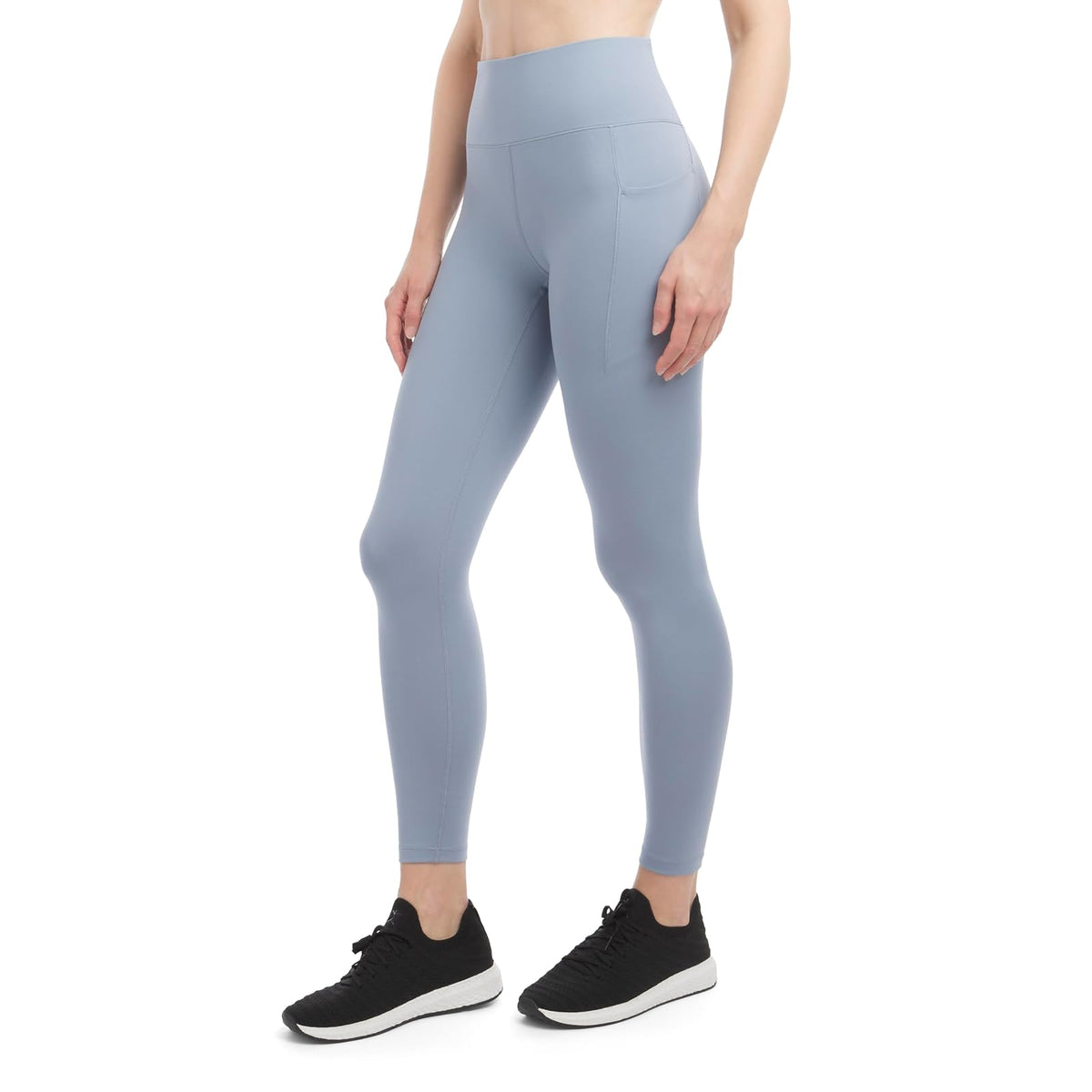 Danskin Leggings de Talle Alto 7/8 de Punto de satén Leggings Mujer
