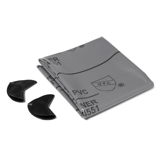 Oatey Revestimiento de PVC 40 mm Gris 5' x 6'