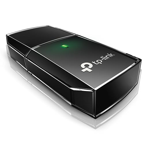 TP-Link Adaptador USB WiFi Archer T2U - AC600 Doble Banda - hasta 633 Mbps - Compatible con Windows - Diseño Compacto - Fácil Instalación - Seguridad Avanzada