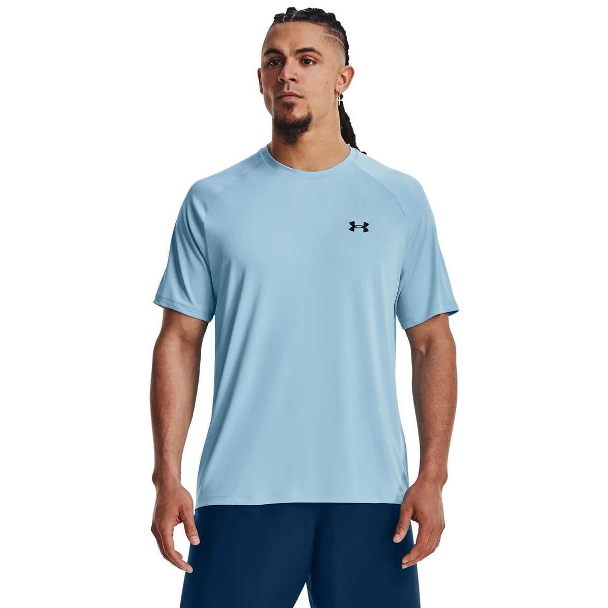 Under Armour Playera de Entrenamiento Cuello V para Hombre - 4XL - (490) Blizzard - Black