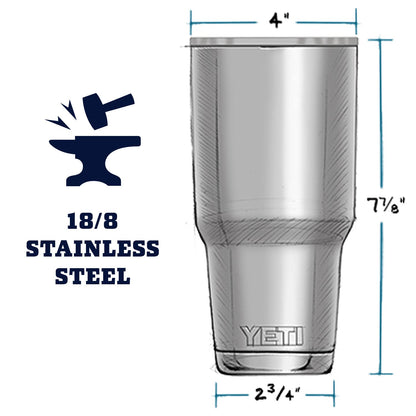 Yeti Tapa Magslider, Azul Cielo, 30 Onzas