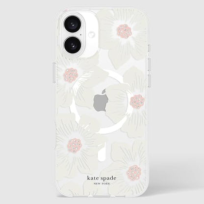 Kate Spade New York - Funda para iPhone 16 Plus, diseño de Flores