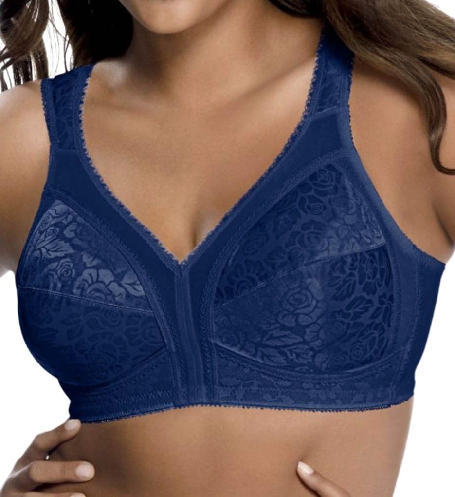Playtex - Brasier inalámbrico con Correa cómoda de 18 Horas para Mujer, Brasier de Cobertura Completa con trusupport de 4 vías, Paquete Individual y 2 Unidades de Brasier de Cobertura Completa