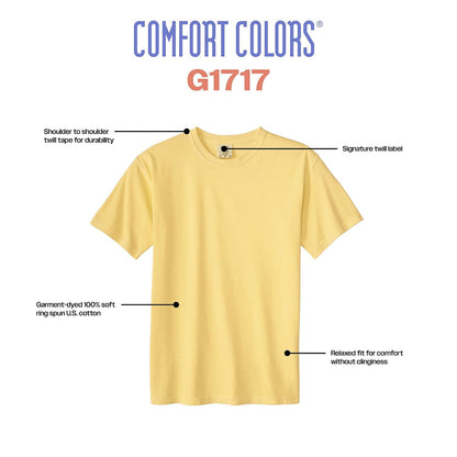 Comfort Colors Short Sleeve tee, Style G1717 CamisetaHombre