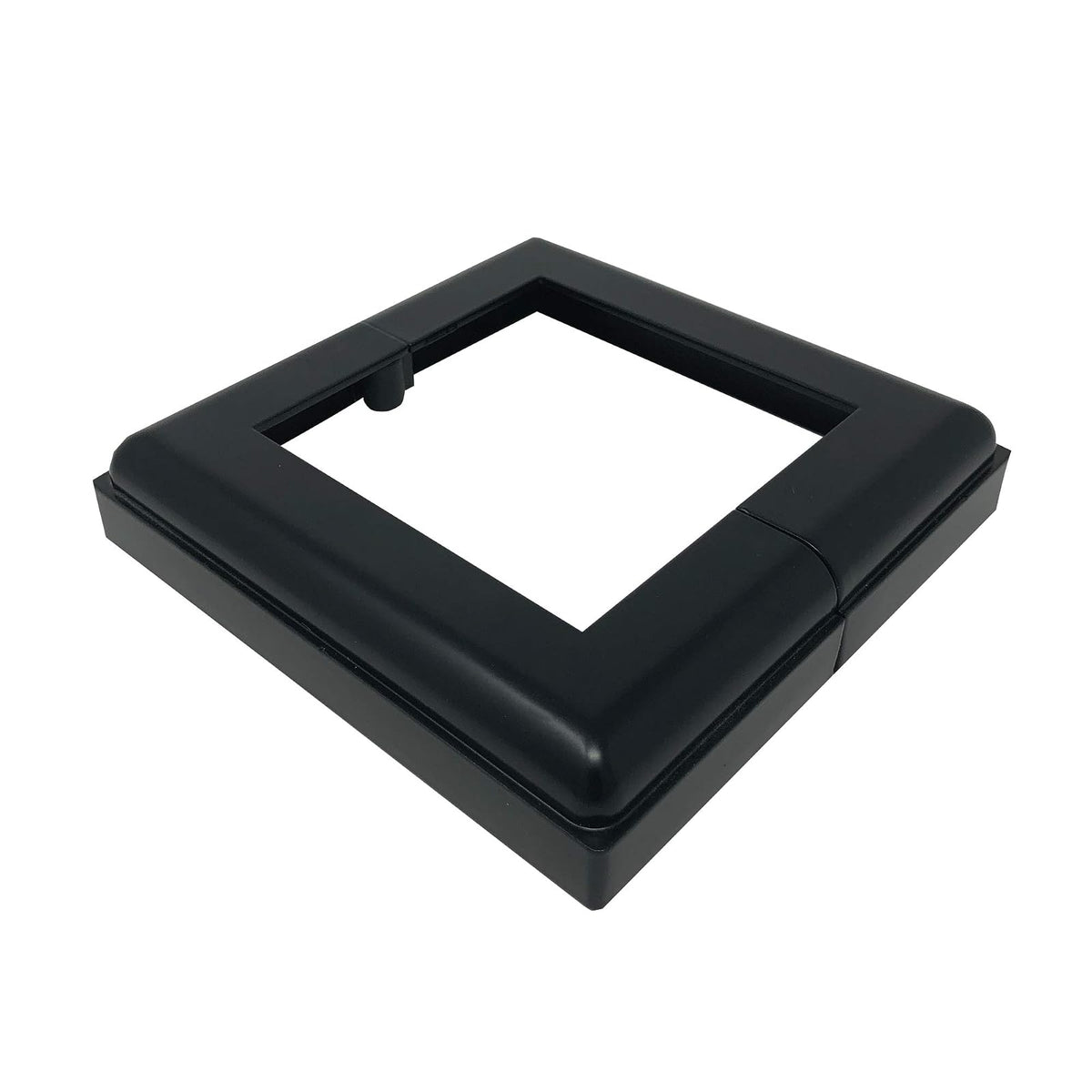Nuvo Iron ADPBS6 - Base de falda de aluminio para postes de 6 x 6 pulgadas, 1 unidad (paquete de 1), color negro