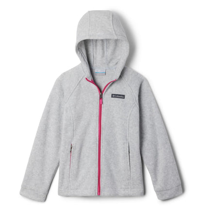 Columbia Benton II chamarra polar con capucha para niña - Niñas grandes - XL - Jaspeado gris cirrus