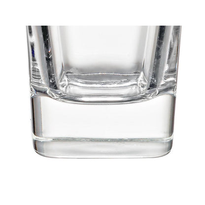 Borgonovo Palladio - Juego De 6 Vasos De Vidrio De 320 Ml. Vaso Transparente Cristal Elegantes para Restaurantes, Fiestas, Té, Helado, Cerveza, Jugo, Cóctel, Limonada Set 6 piezas