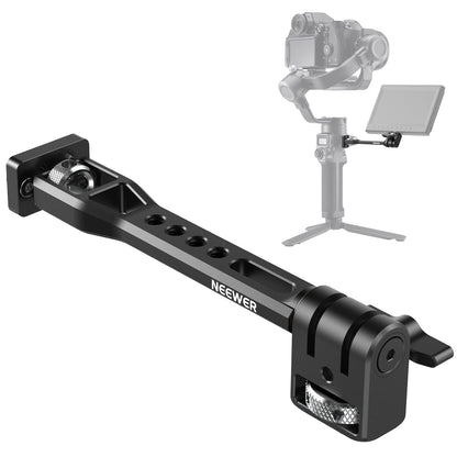 NEEWER Soporte Ajustable Monitor Campo, Soporte Giratorio 360° para Monitor Cámara con Rosca 1/4, Compatible con dji RS4 Pro RS3 RS2 RSC2 ZHIYUN Crane 2S Crane 3 3S WEEBILL-S MOZA Gimbals, GA005