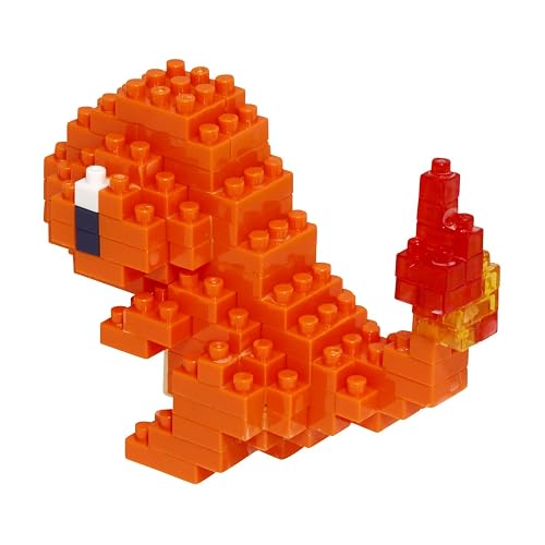 Nanoblock - Pokémon - Charmander, Kit de construcción de la Serie Pokémon