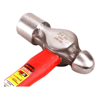Mikel's MB-24 Martillo de Bola, Mango de Fibra de Vidrio, 24 oz