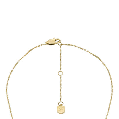 Fossil Collar jf04731710 radiant love de acero inoxidable en color dorado para dama