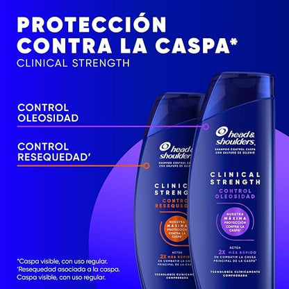 Head & Shoulders Shampoo Clinical Control Oleosidad 400 ml