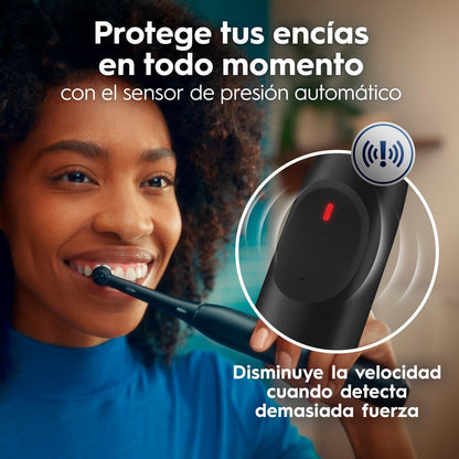 Oral-B Cepillo de Dientes Eléctrico iO2, Sensor de Presión, Cabezal Redondo
