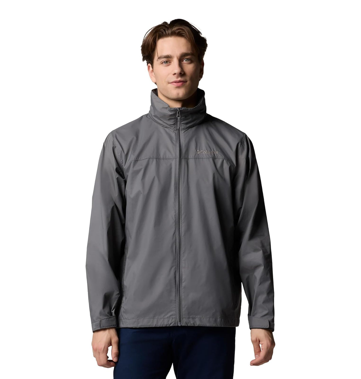 Columbia Glennaker Lake II Chamarra Impermeable para Hombre - XL - Ciudad gris