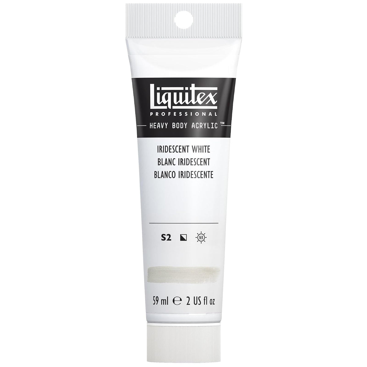 Liquitex Heavy Body pintura acrílica Brilliant Purple 59 ml - Blanco (Iridescent White 238)