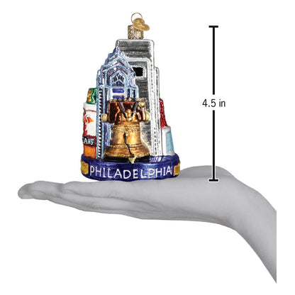 Old World - Adornos de Navidad para árbol de Navidad (Cristal, diseño de Ciudades, Lugares y Lugares de interés), Philadelphia, Philadelphia, 4.500, 1