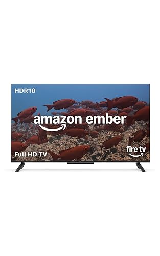 Ember Serie 2 de 40" con Fire TV (modelo más reciente): televisión HD inteligente con Control remoto Alexa, streaming rápido, Dolby Audio, fondo ambiental y TV en vivo gratuita