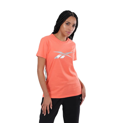 Reebok Playera Deportiva Manga Corta Mujer - XS - Rojo