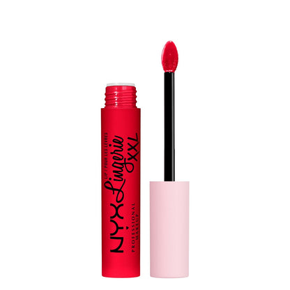 NYX Professional Makeup Lip Lingerie XXL Labial Líquido Mate Tono Rosa Nude - 28 Untamable