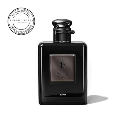 Ralph Lauren Ralph's Club Elixir - Perfume para Hombre, Fragancia Ambarina Intensa y Sofisticada con Notas de Pachuli, Lavanda e Iris, Estilo Nocturno y Atractivo