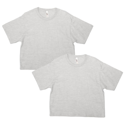American Apparel Fine Jersey Boxy T-Shirt, Style G102, 2-Pack Camiseta Mujer