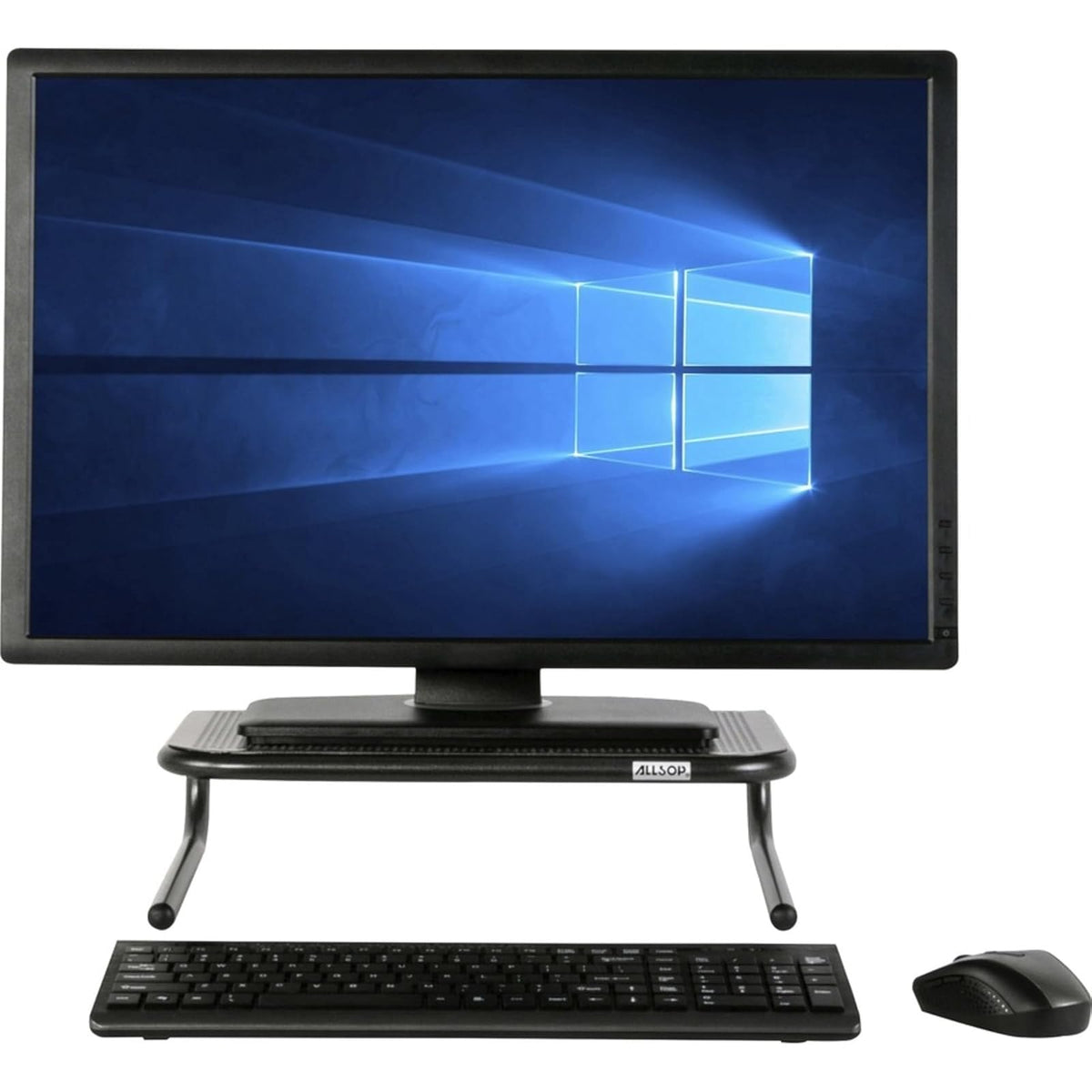 ALLSOP 30165 METAL ART JR.(TM) MONITOR STAND (BLACK)