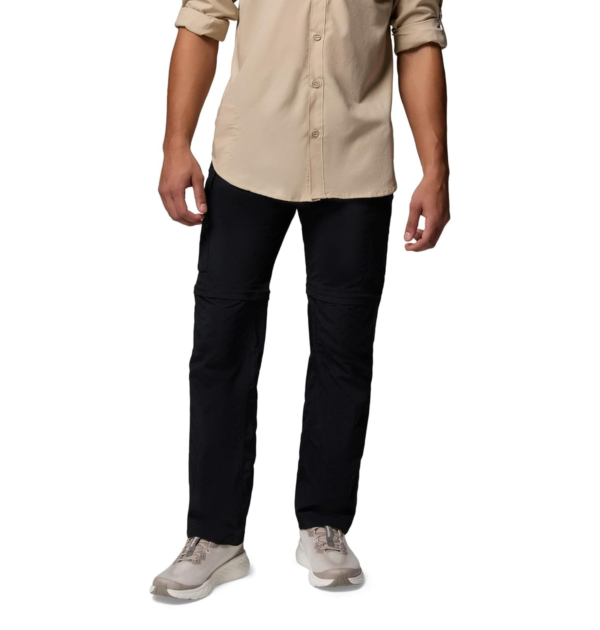Columbia Silver Ridge Pantalón Convertible para Hombre - Negro - - 32W x 32L