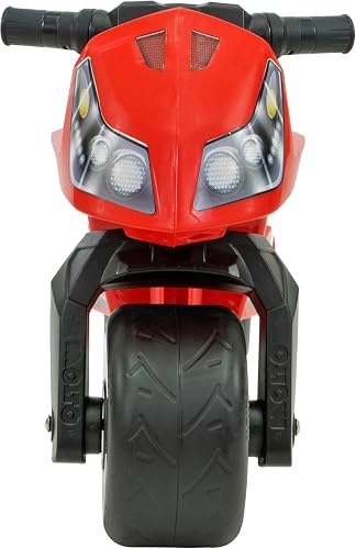 PRINSEL | Moto Correpasillos | Montable para Niños | Motocross Premium | Rojo | De 2 a 4 Años, Diseño Moderno y Realista, Ruedas Anchas | Artículos para Niños