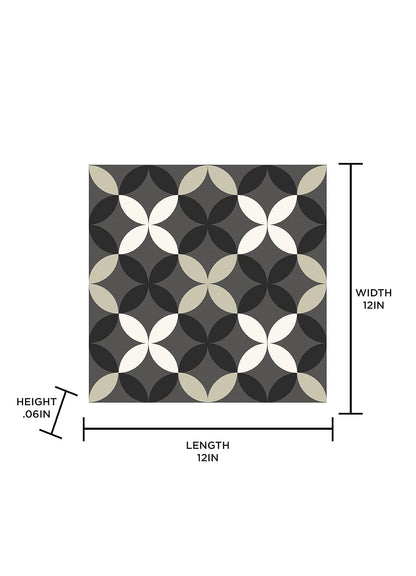 FloorPops FP3367 - Azulejos de piso para despegar y pegar, color neutro