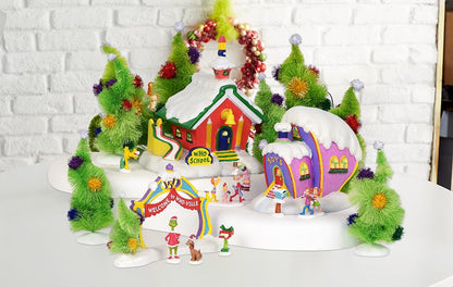 Department 56 Grinch Village MAX y Cindy-Lou Who - Figura de Accesorio, 7 cm