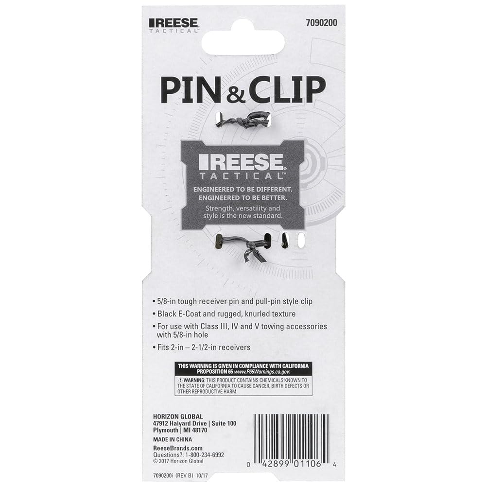 Reese - Pin y Clip tácticos Negros