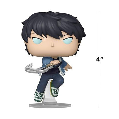 Funko Pop! Animation: Solo Leveling - Sung Jinwoo (1 in 6 Chase Chance) | Mercancía Oficial de Anime - Figura de Vinilo Coleccionable para Decoración - Regalo de Cumpleaños para Fans