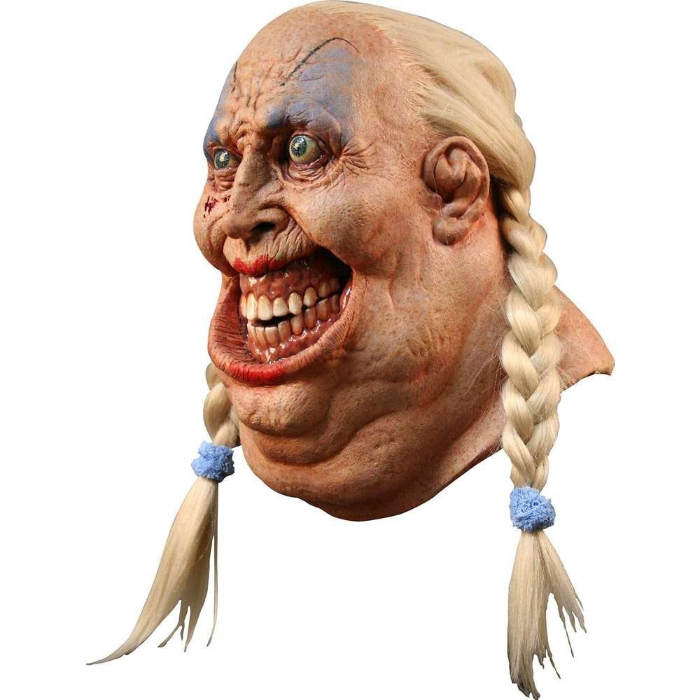 Ghoulish Productions Fatty Hamskins, Máscara de Bruja Gorda y Fea, Máscaras de Halloween de Miedo Ideal para Fiestas de Disfraces