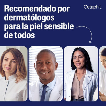 CETAPHIL Loción Limpiadora Piel Sensible 1 pz 473 ml Hidrata Mientras Limpia y Suaviza Recomendada por Dermatólogos para Piel Sensible