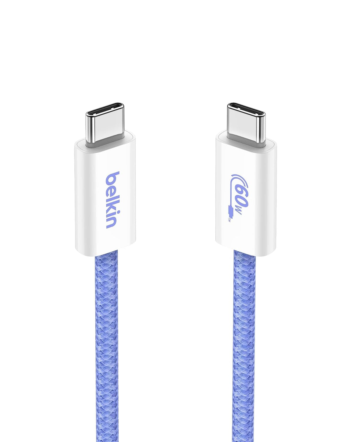 Belkin Cable USB-C a USB-C BoostCharge 60W Trenzado - Azul - 1 m