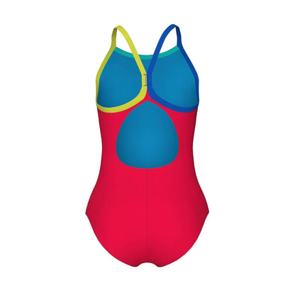 Arena Arena Feel Girls' Light Drop Back Solid Swimsuit Traje de baño de una Sola Pieza Niñas