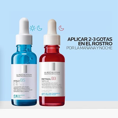 Kit La Roche-Posay Rutina Hidratante Anti-Arrugas: Hyalu B5 Suractivated Sérum 30ml + Serum Retinol B3 30ml