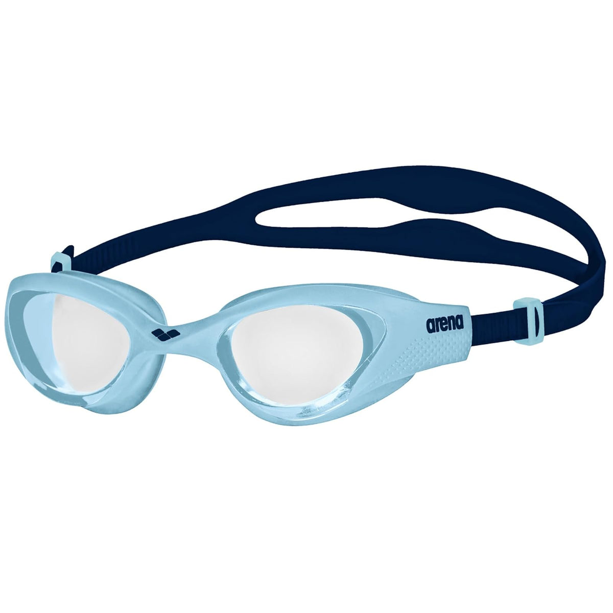 Arena The One Jr Goggles de Natación, Niños de 6 a 12 Años - Transparente - cian - azul. - Juvenil sin espejo