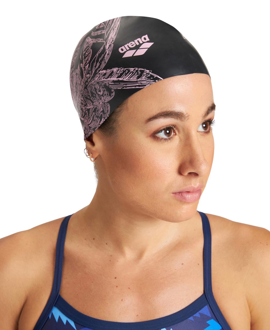 Arena Sirene Silicone Long Hair Swim Cap for Women
