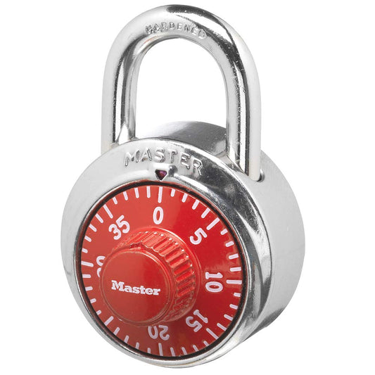 Master Lock 1506D - Candado de combinación, Rojo