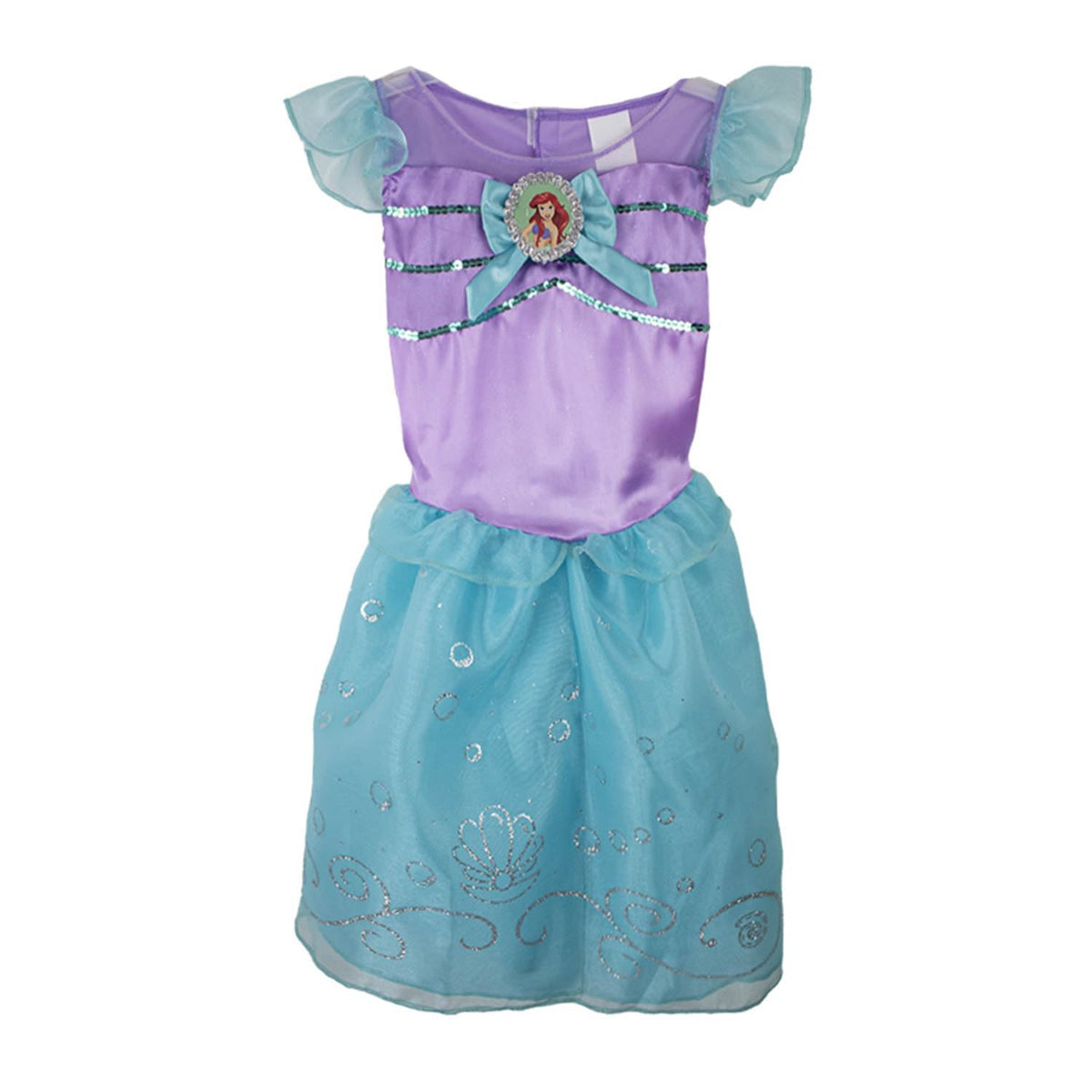 Fantasy Ruz, Disfraz Infantil Ariel Modelo F15383-AZN6, Azul, Talla 6 años, Licencia original Disney.