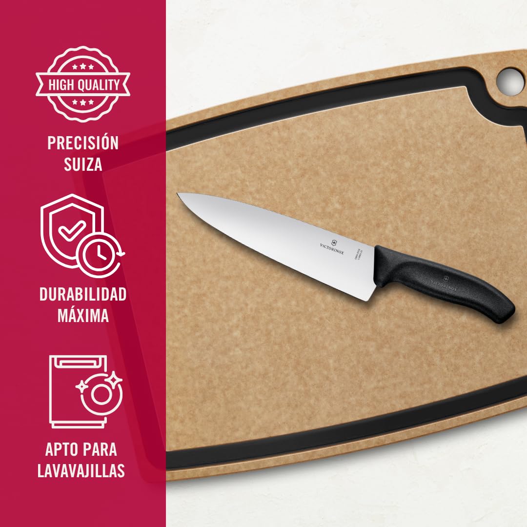 Victorinox Cuchillo para Trinchar, Negro, 20 Centímetros
