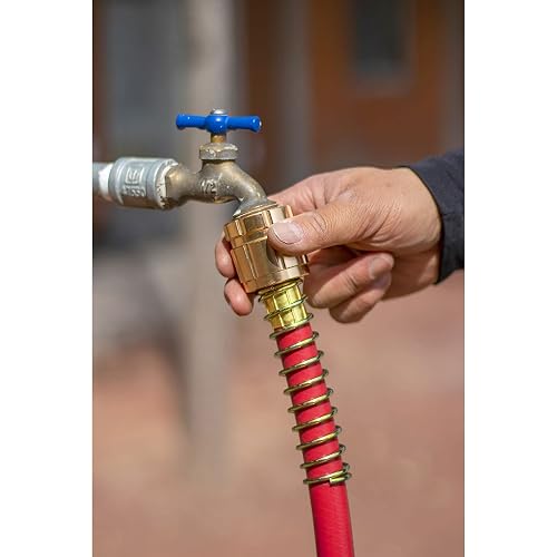 Truper MAN-25X1/2X, Manguera armada super reforzadas 4 capas, conexiones metálicas, 1/2", 25 m