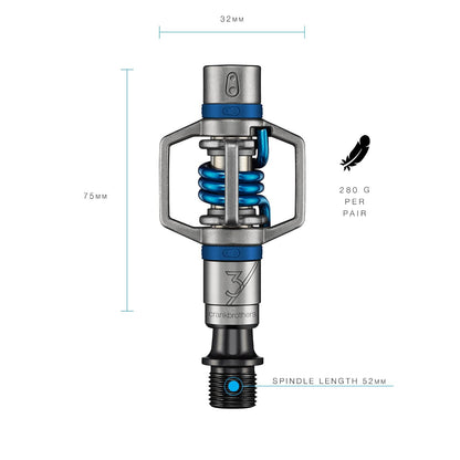 Crankbrothers Pedales MTB Batidor de Huevos