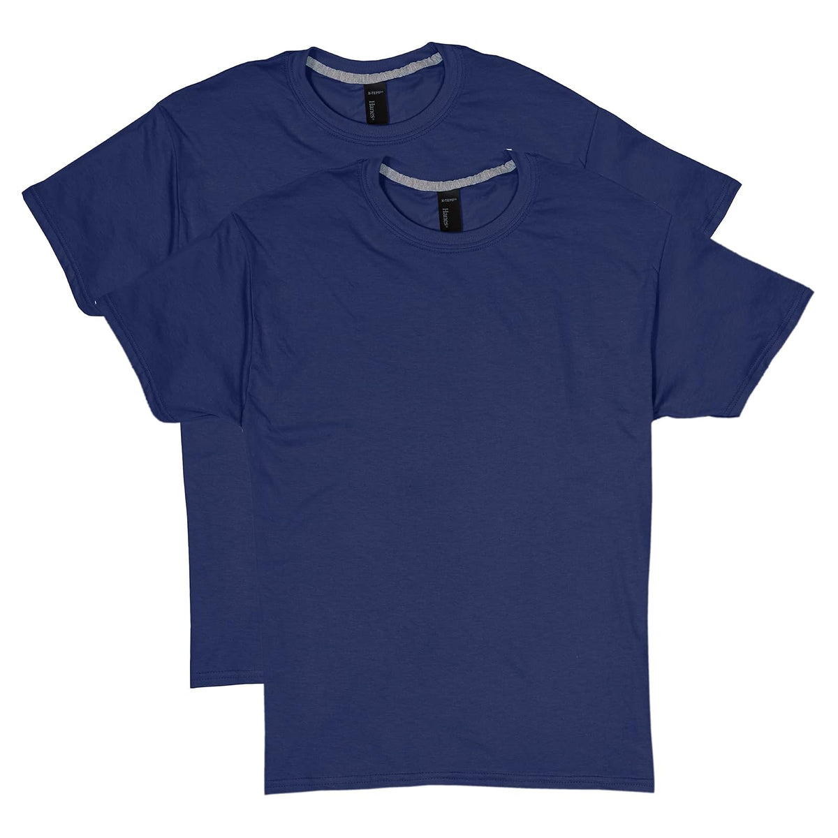 Hanes Paquete de 2 Playeras x-Temp Rendimiento Camisa para Hombre - marino - XXL
