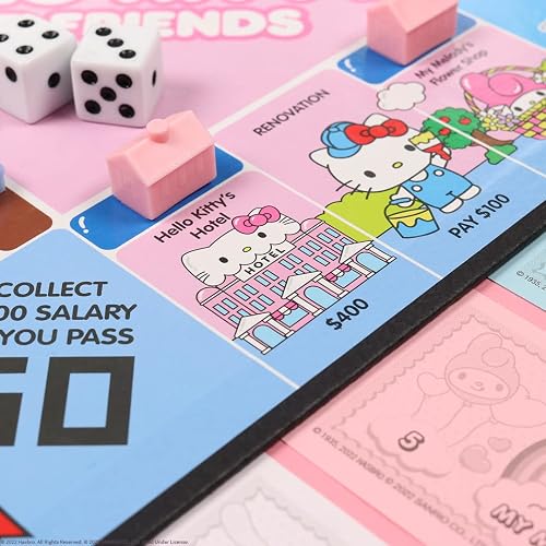 USAopoly - Monopoly: Hello Kitty y Sus Amigos