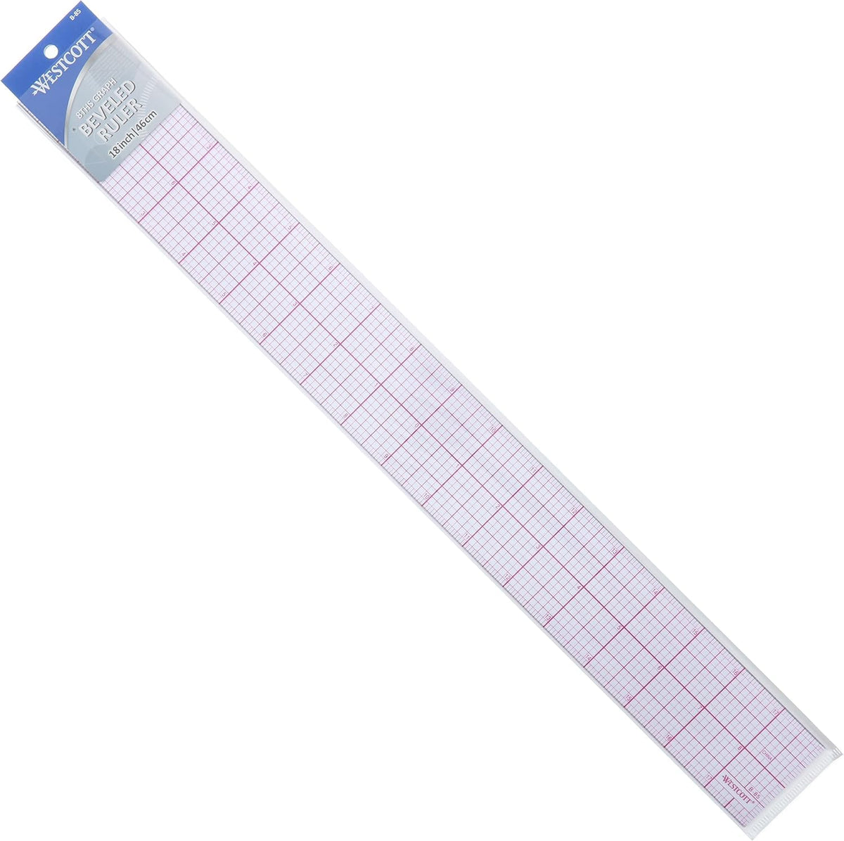 Westcott 18" 8ths Beveled Ruler