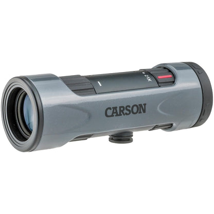 Carson MonoZoom Monocular, Unisex Adulto,- Gris
