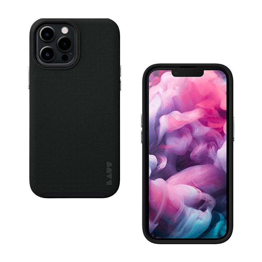 LAUT Funda iPhone 13 Pro MAX, Protección contra caídas de 3.96m, Protección de Capa Doble, Capa Interna semiblanda y Carcasa Exterior de plástico Resistente, Botones táctiles, Perfil Delgado, Shield