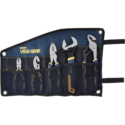 Irwin Tools VISE-GRIP 2078708 - Juego de alicates (5 piezas, incluye funda para herramientas)